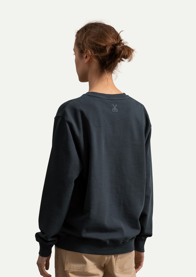KAFT Kuzgun Unisex Basic Regular Sweatshirt Ruga - Raven - 6